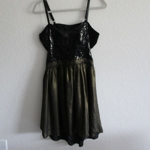 Forever 21 Backless Sequin Mini Dress